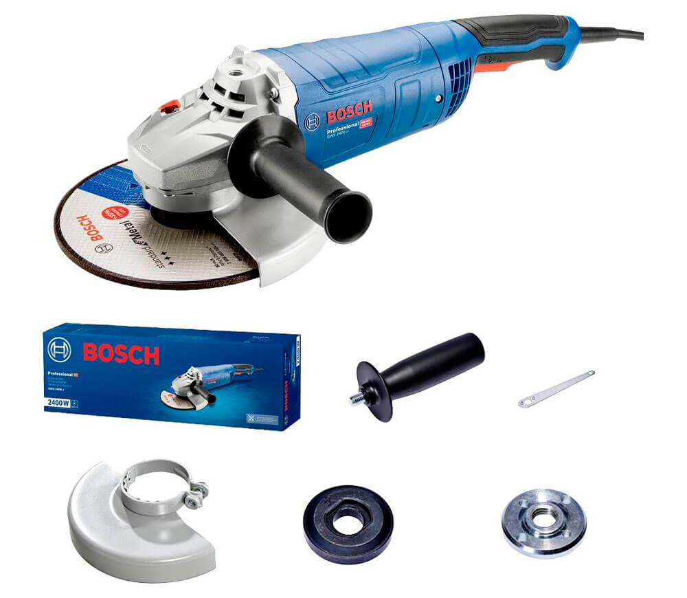 Угловая шлифмашина BOSCH GWS 2400 J 2400вт 230мм photo 0