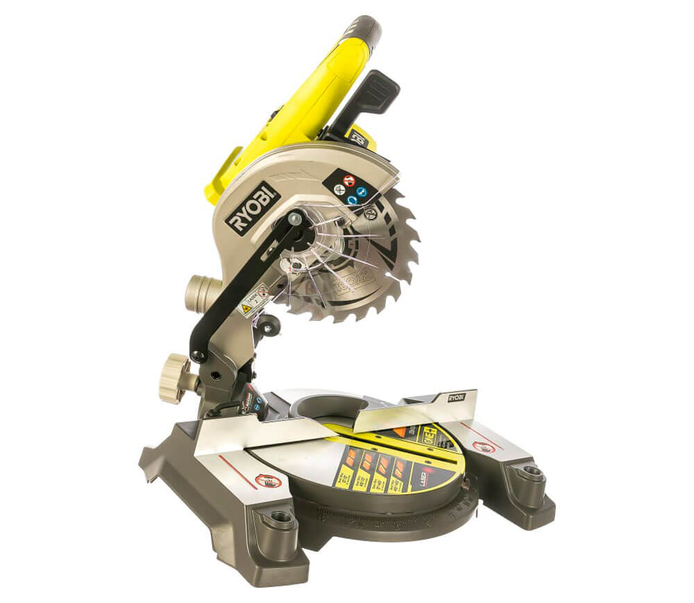 Торцовочная пила аккумуляторная RYOBI EMS190DCL 190мм photo 1