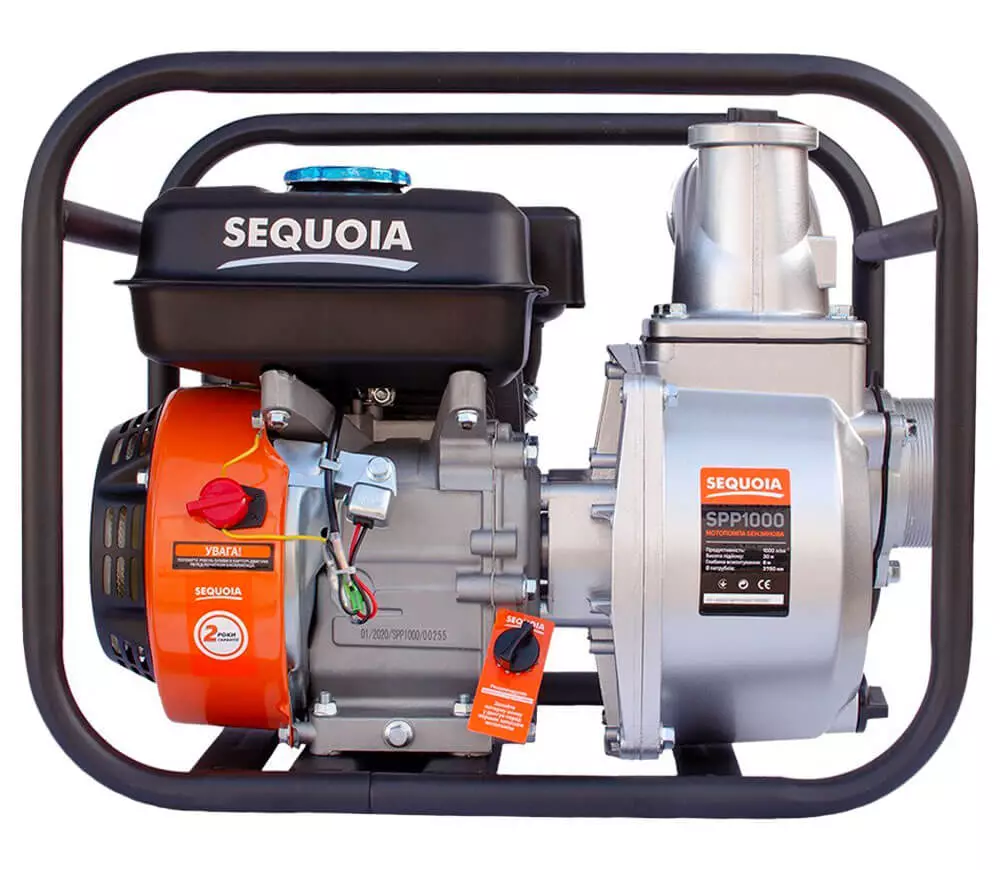 Motopompă cu benzină SEQUOIA SPP1000 60000l/h 7cp photo 0