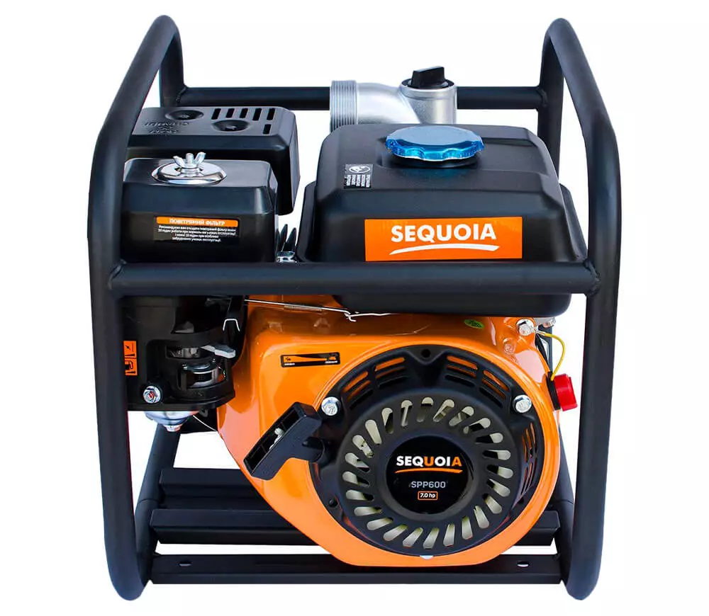 Мотопомпа бензиновая SEQUOIA SPP600 36000л/ч 7лс photo 4