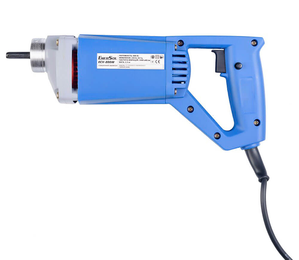 Уплотнитель бетона EnerSol ECV-800W-Set 800вт 5600виб/мин photo 2
