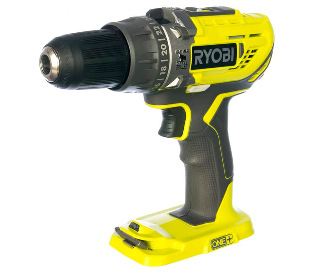 Шуруповерт аккумуляторный (без аккумуляторов) RYOBI R18PD3-0 18В photo 0