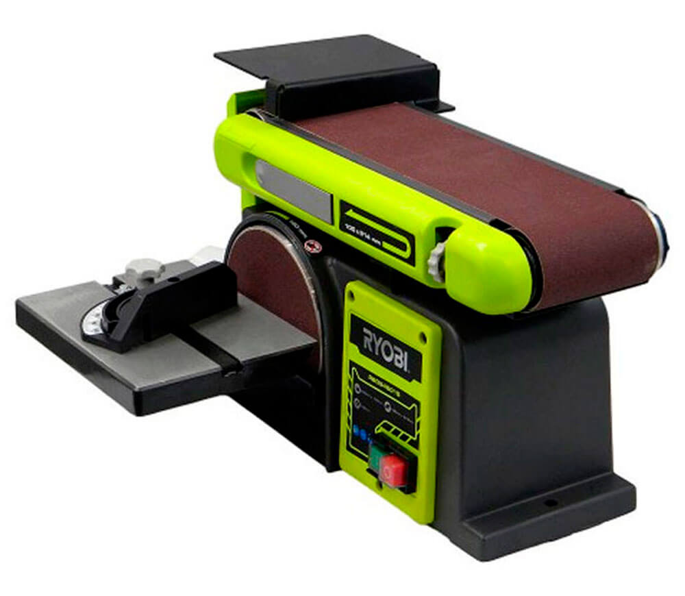 Шлифмашина ленточная RYOBI RBDS4601G (5133002858) 370вт 100 мм photo 0