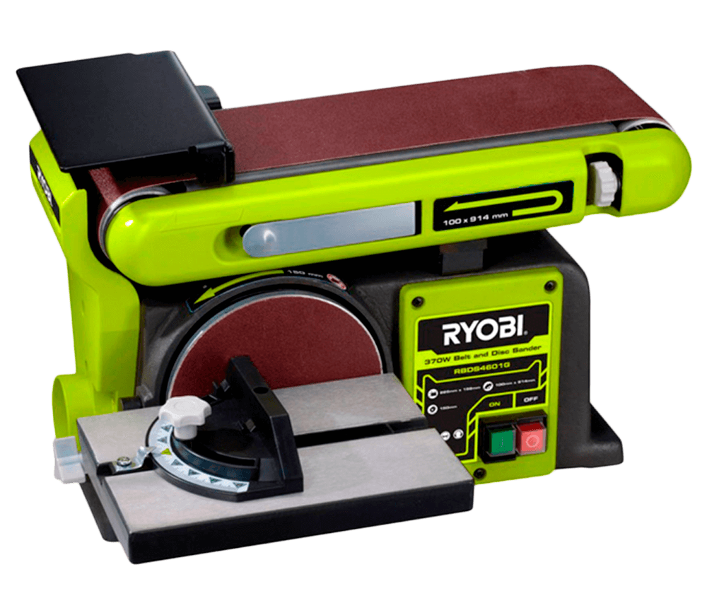 Шлифмашина ленточная RYOBI RBDS4601G (5133002858) 370вт 100 мм photo