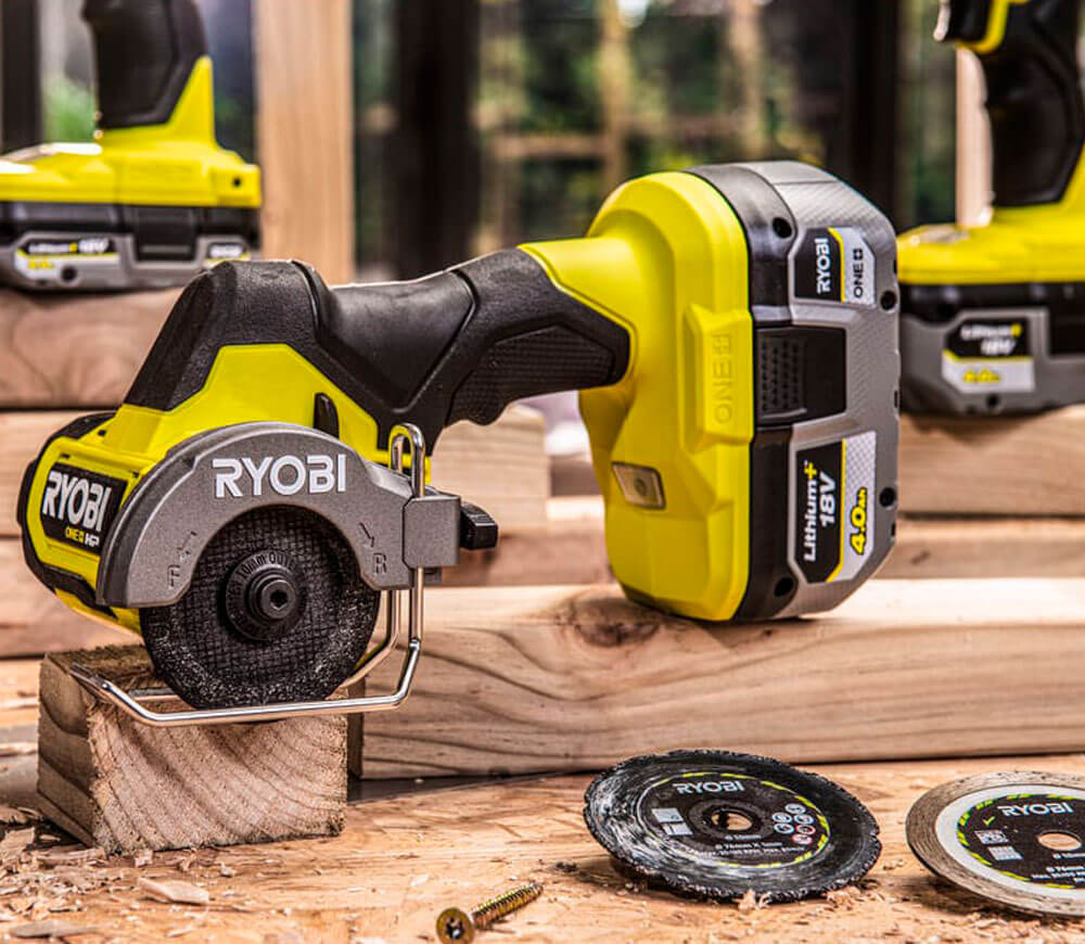 Отрезная машина (без аккумуляторов) RYOBI RCT18C-0 76мм photo 1