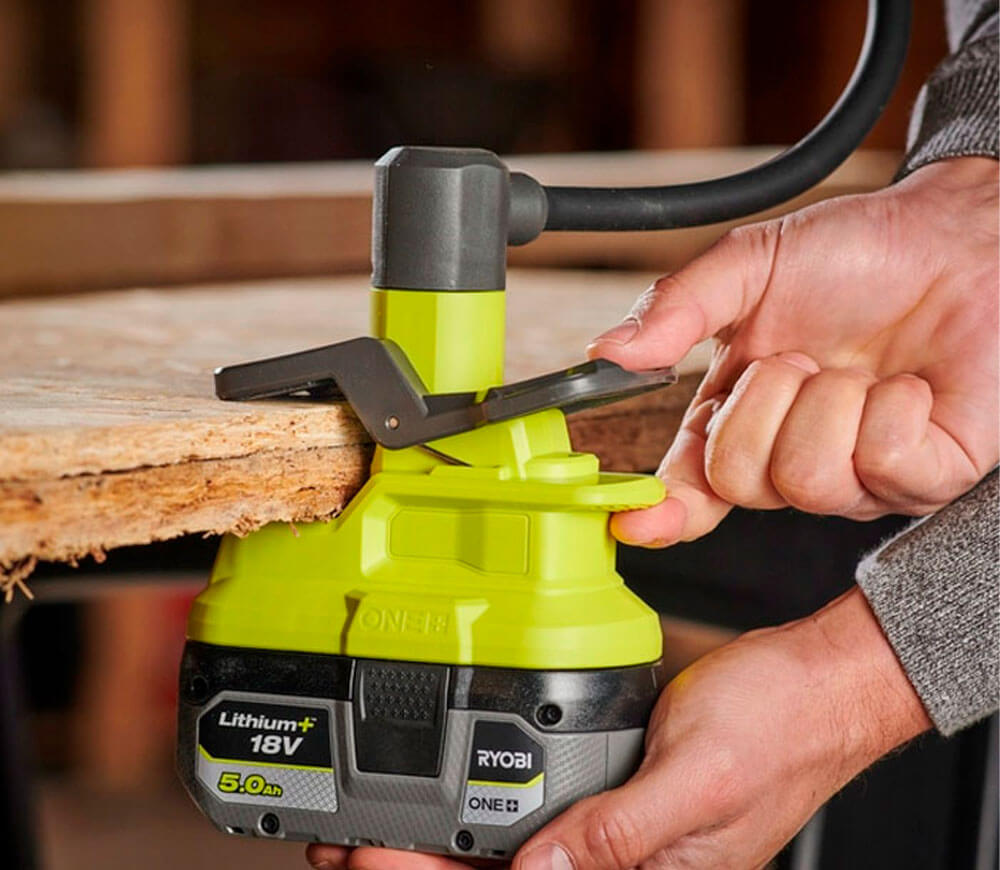 Фонарь строительный аккумуляторный (без аккумуляторов) RYOBI RLCF18-0 400лм 18В photo 3