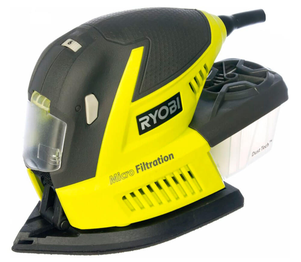 Шлифмашина вибрационная RYOBI RMS180-S (5133002907) 180вт photo 1
