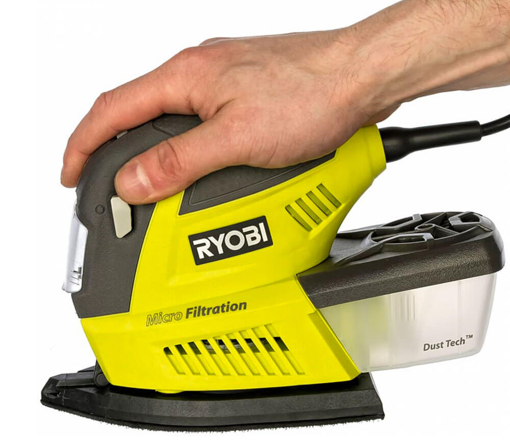 Шлифмашина вибрационная RYOBI RMS180-S (5133002907) 180вт photo 4