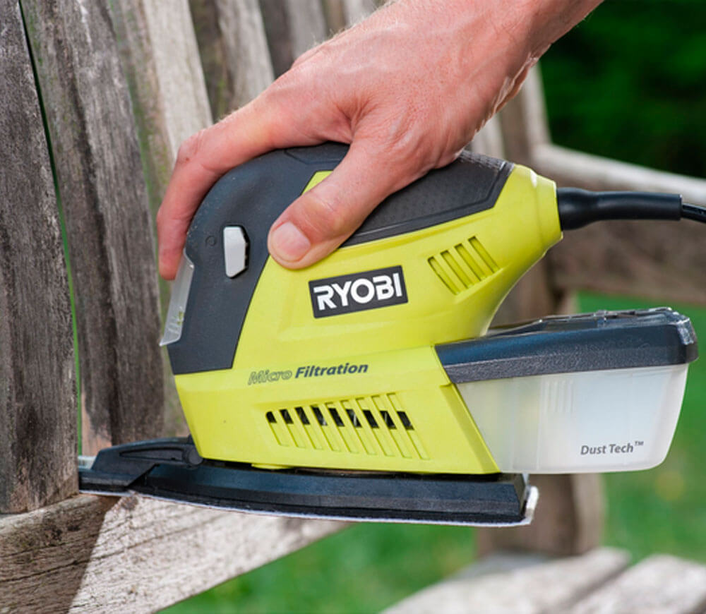 Шлифмашина вибрационная RYOBI RMS180-S (5133002907) 180вт photo 5