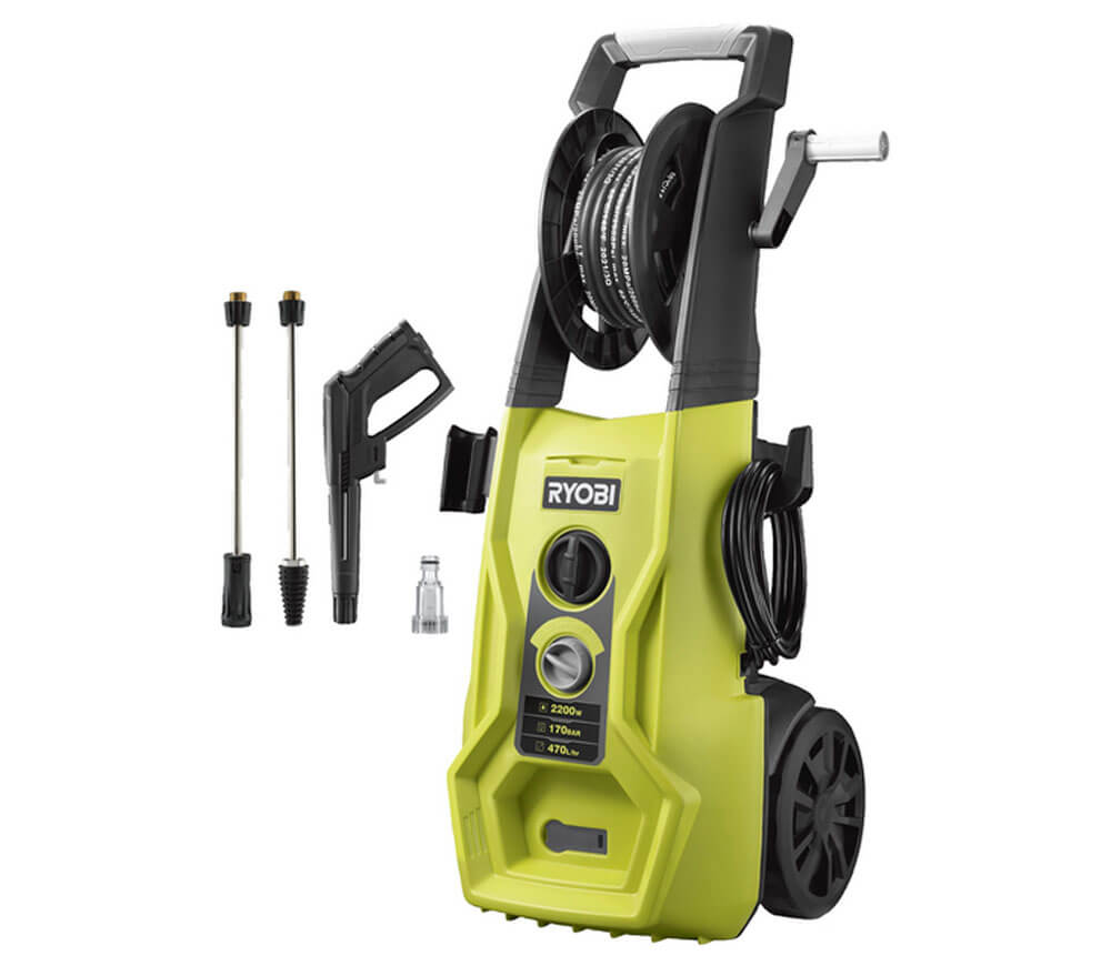 Мойка высокого давления RYOBI RY170PWA 2500вт 170бар 470л/ч photo 0