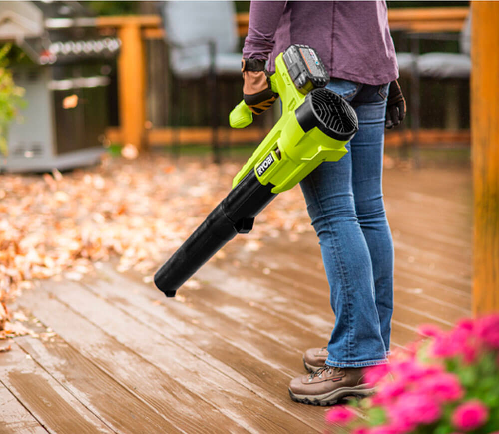 Воздуходувка аккумуляторная RYOBI RY18BLA-140 (5133005412) 7100л/мин 18В 4Ач photo 3