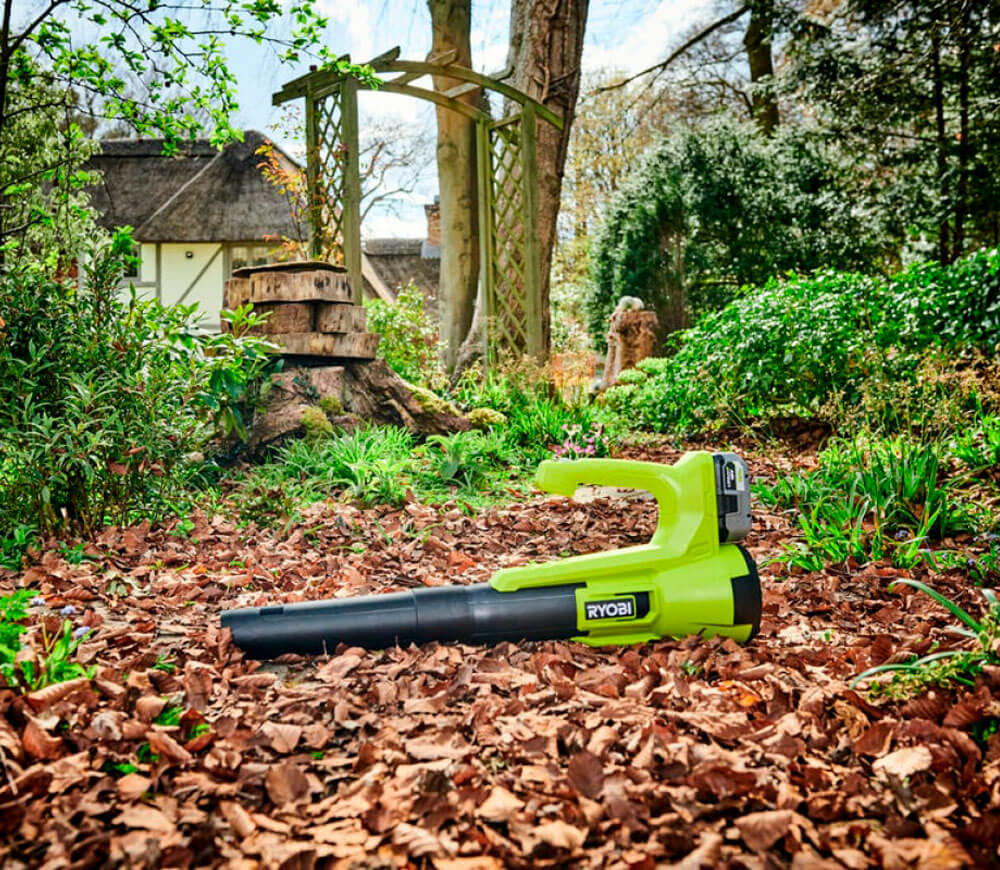 Воздуходувка аккумуляторная RYOBI RY18BLA-140 (5133005412) 7100л/мин 18В 4Ач photo 1