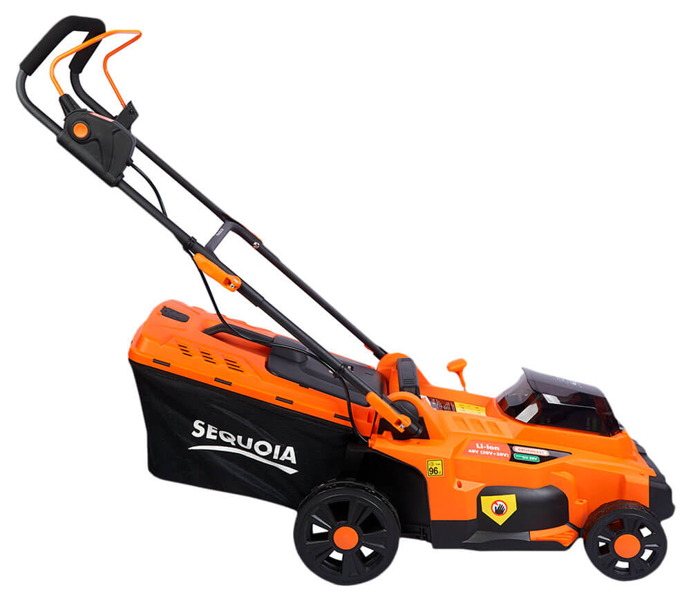 Газонокосилка аккумуляторная SEQUOIA SBL4037B-E2W 370мм 20В 4Ач photo 1