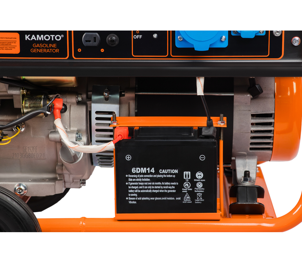 Электрогенератор KAMOTO GG 80E 8квт Бензин AVR photo 5