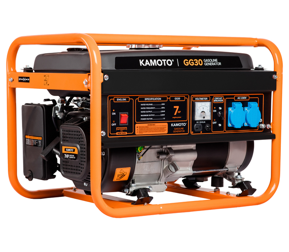 Электрогенератор KAMOTO GG 30 3квт Бензин AVR photo 0