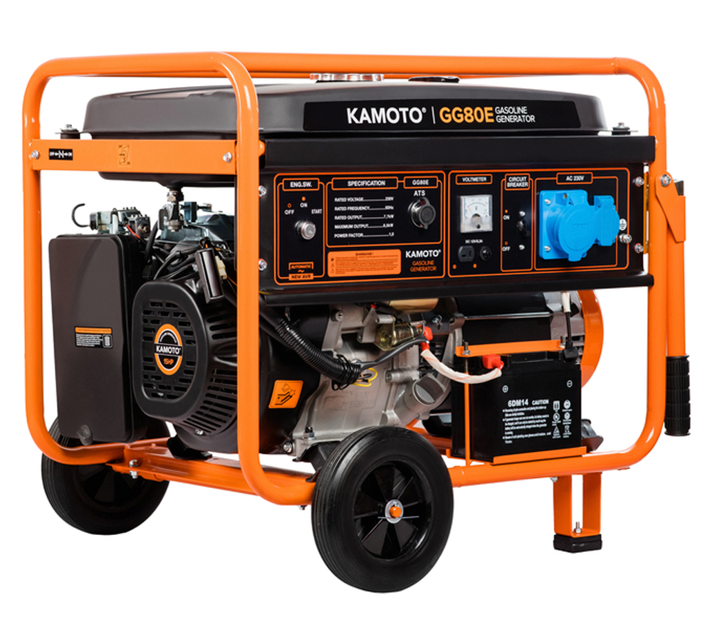 Электрогенератор KAMOTO GG 80E 8квт Бензин AVR photo 11