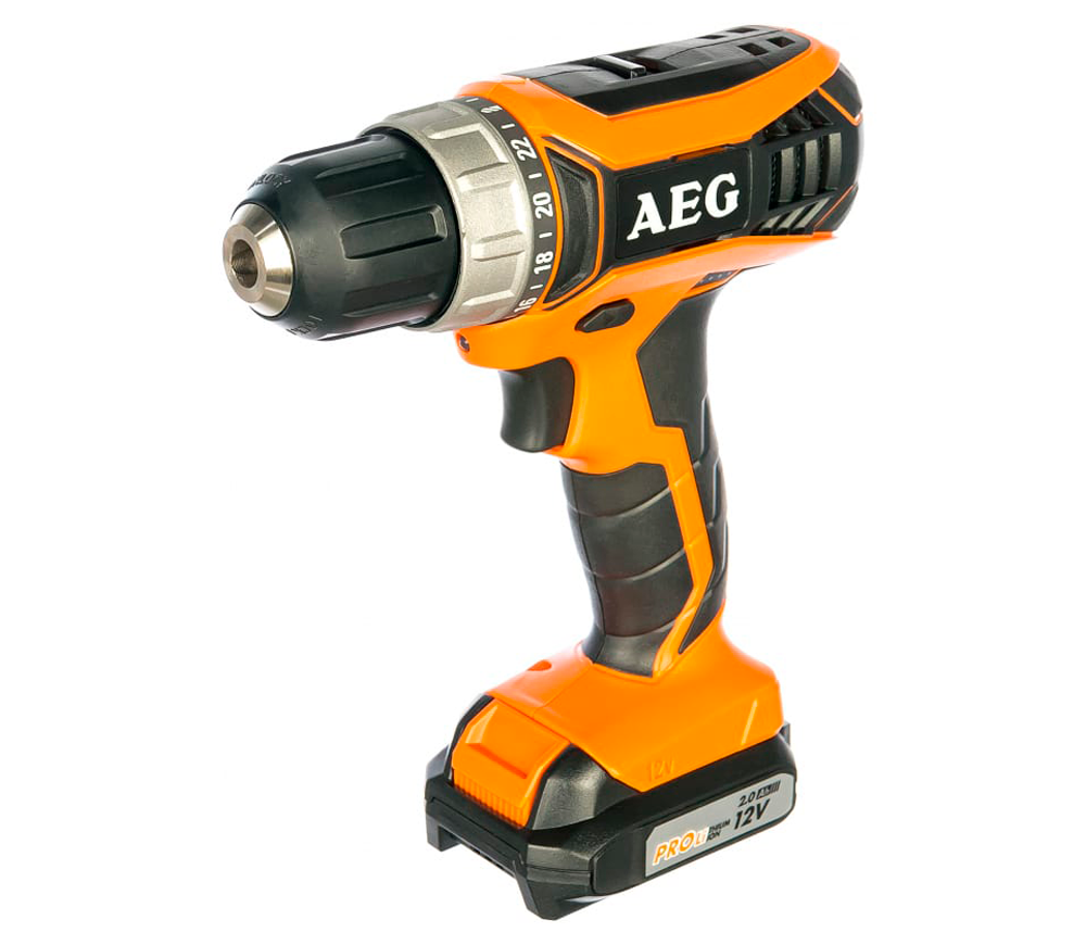 Mașină de înșurubat cu acumulator AEG BS12G3 Li-202C 12V 2Ah photo