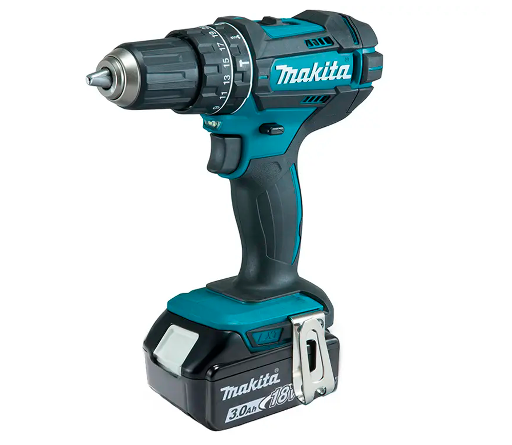 Mașină de înșurubat cu acumulator MAKITA DHP482RFE 18V 3Ah photo