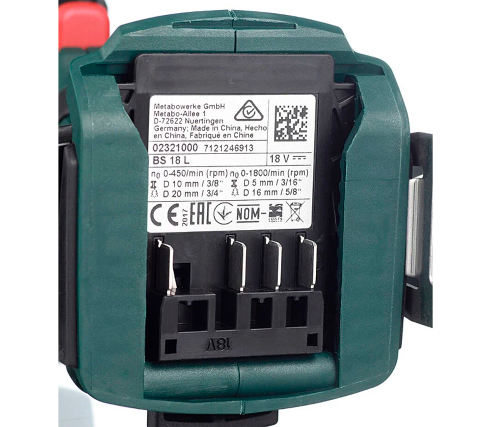 Mașină de înșurubat cu acumulator METABO BS 18 L (602321500) 18V 2Ah photo 1