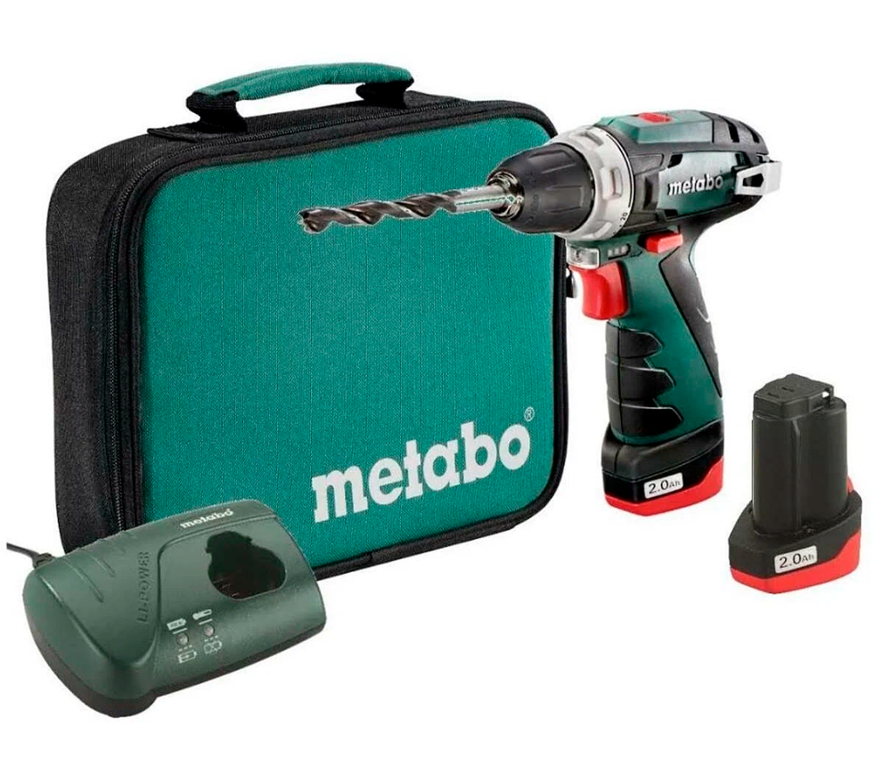 Mașină de înșurubat cu acumulator METABO PowerMaxx BS 12V 2Ah photo 9