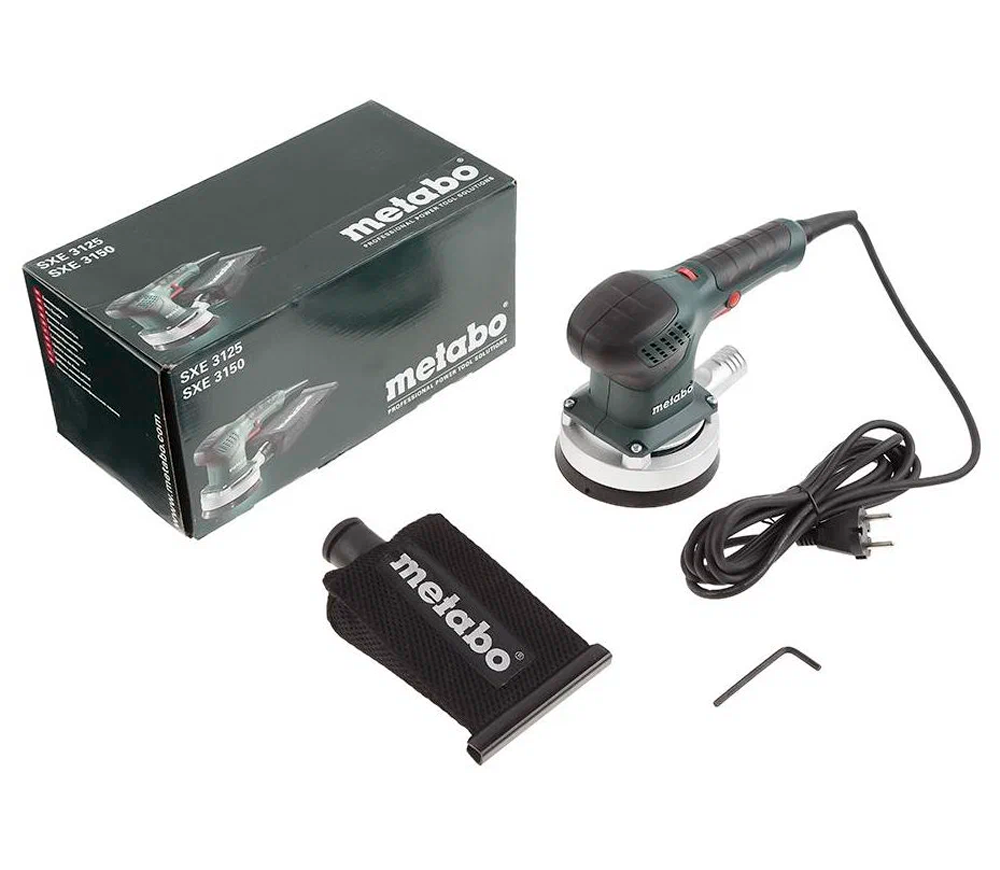 Шлифмашина эксцентриковая METABO SXE 3125 210вт 125мм photo 8