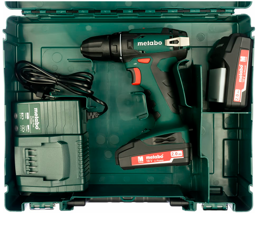 Mașină de înșurubat cu acumulator METABO BS 18 (602207560) 18V 2Ah photo 1