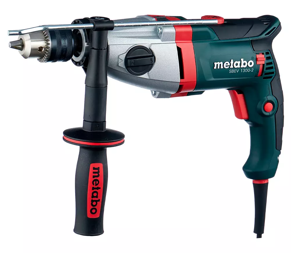 Дрель ударная METABO SBEV 1300-2  1300вт photo 0