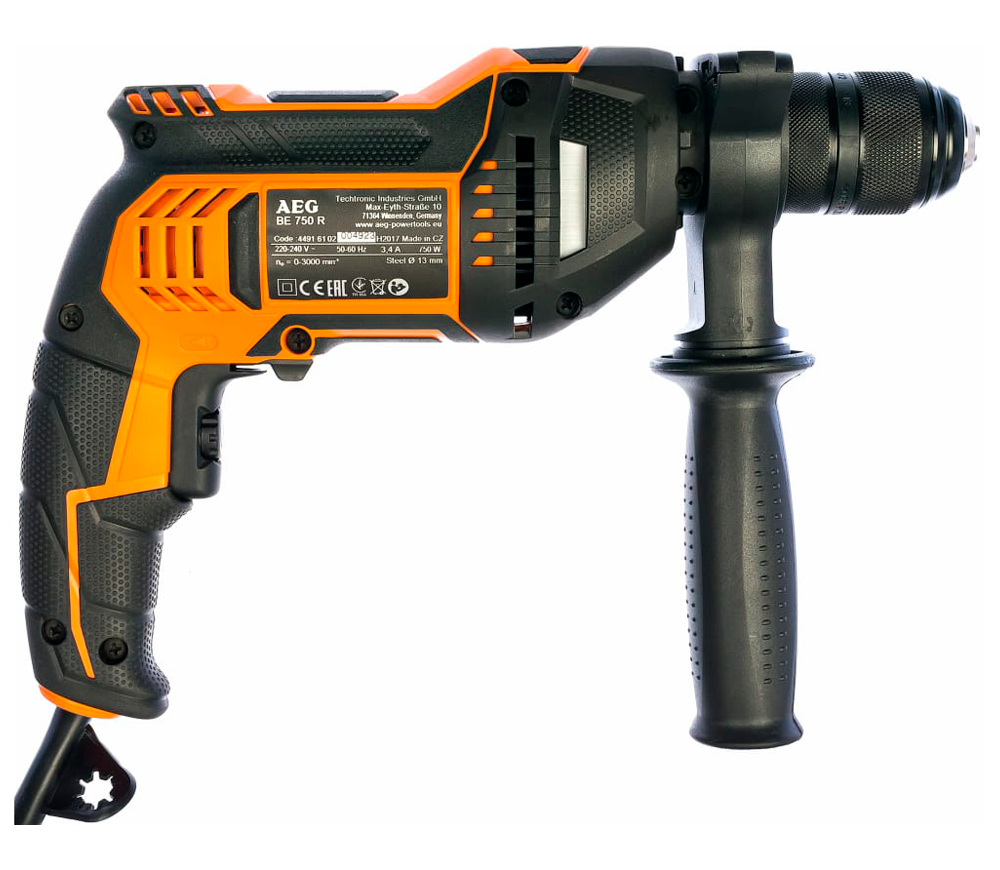 Дрель AEG BE750R (4935449160) 750вт photo 0