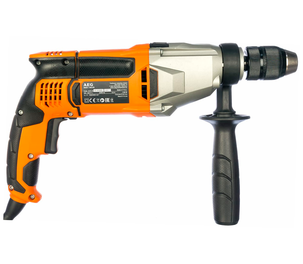 Дрель ударная AEG SB2E1100RV 1100вт photo 0