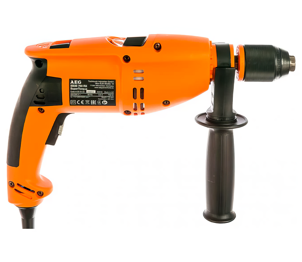 Дрель ударная AEG SB2E750RXST 750вт photo 1