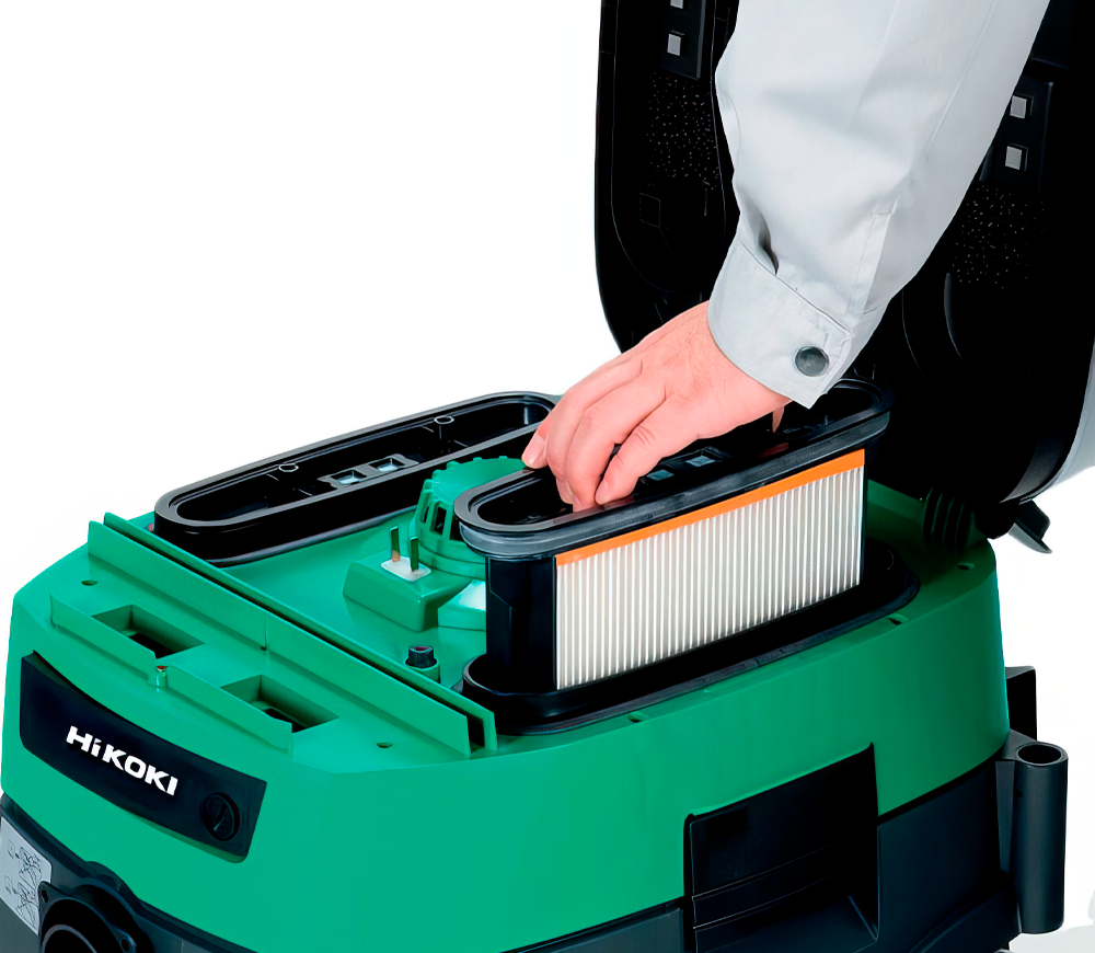 Пылесос промышленный HIKOKI RP350YDMWAZ 1200вт 250мбар 25л photo 2