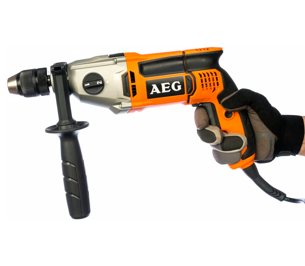 Дрель ударная AEG SB2E1100RV 1100вт photo 2