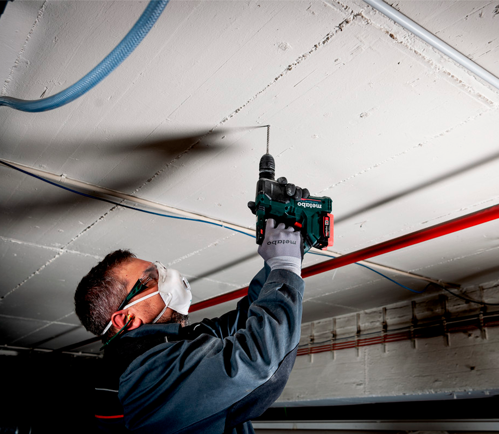 Перфоратор аккумуляторный (без аккумуляторов) METABO Power Maxx BH 12 BL 16 GAS 1.3Дж 12В photo 5