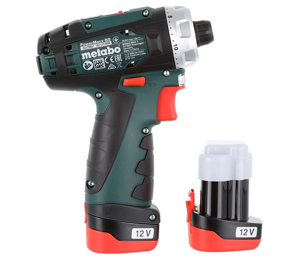 Шуруповерт аккумуляторный METABO PowerMaxx BS Basic  (600984000) 12В 2Ач photo 7