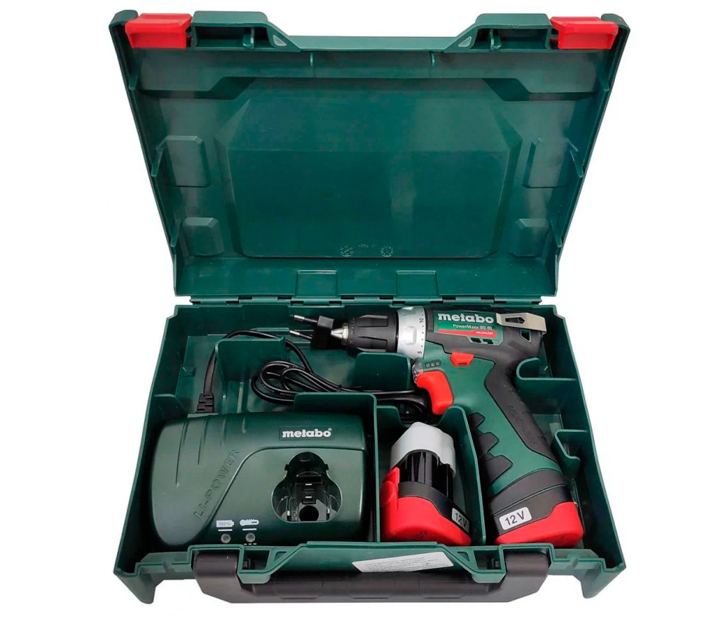 Шуруповерт аккумуляторный METABO PowerMaxx BS BL (601721500) 12В 2Ач photo 3