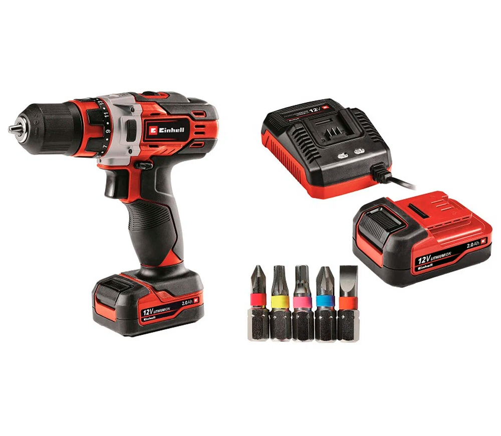 Mașină de înșurubat cu acumulator EINHELL TE-CD 12/1 Li 12V 2Ah photo 3