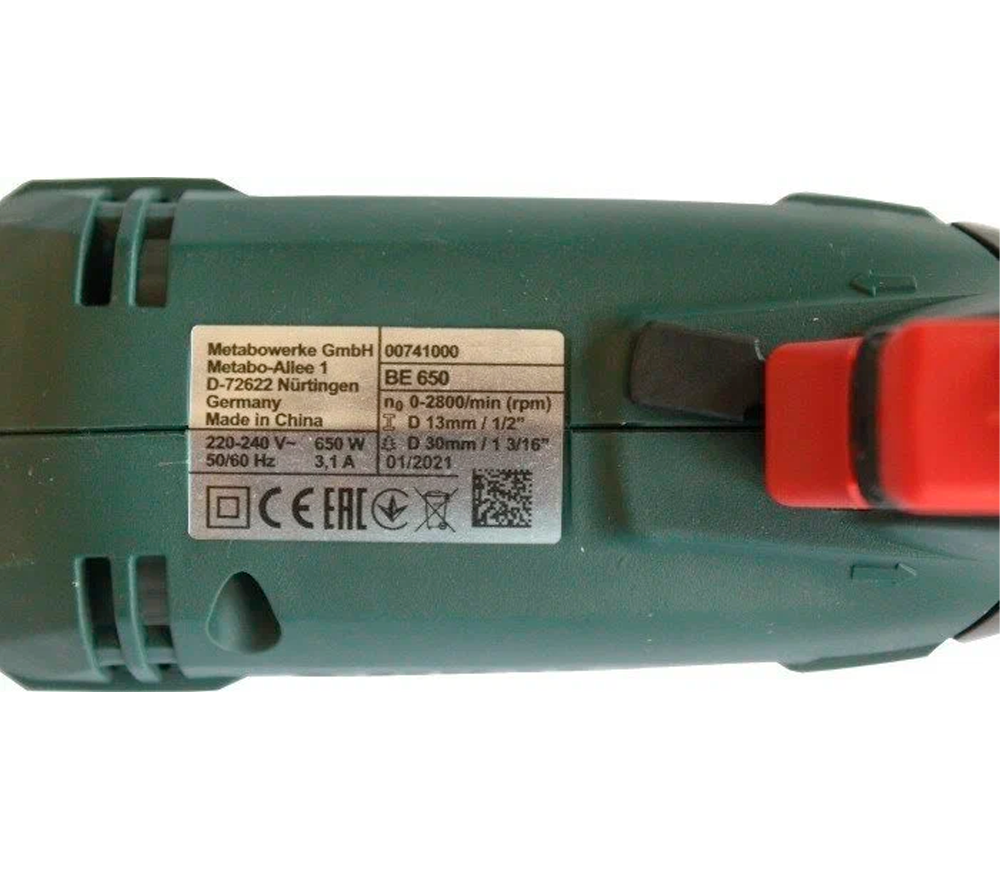 Mașină de găurit METABO BE 650  650w photo 4