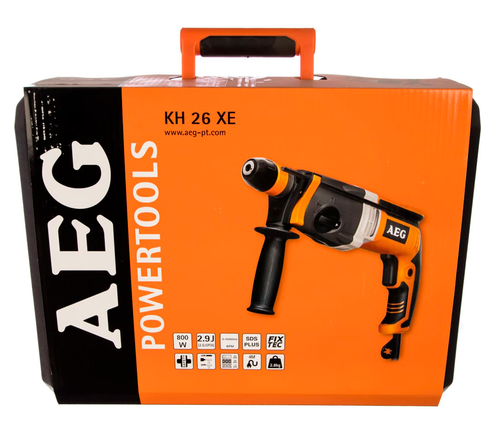 Перфоратор AEG KH26XE 800вт SDS-Plus photo 4