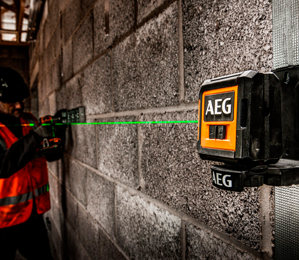 Лазерный уровень AEG CLG220-K 2луча 20m photo 4
