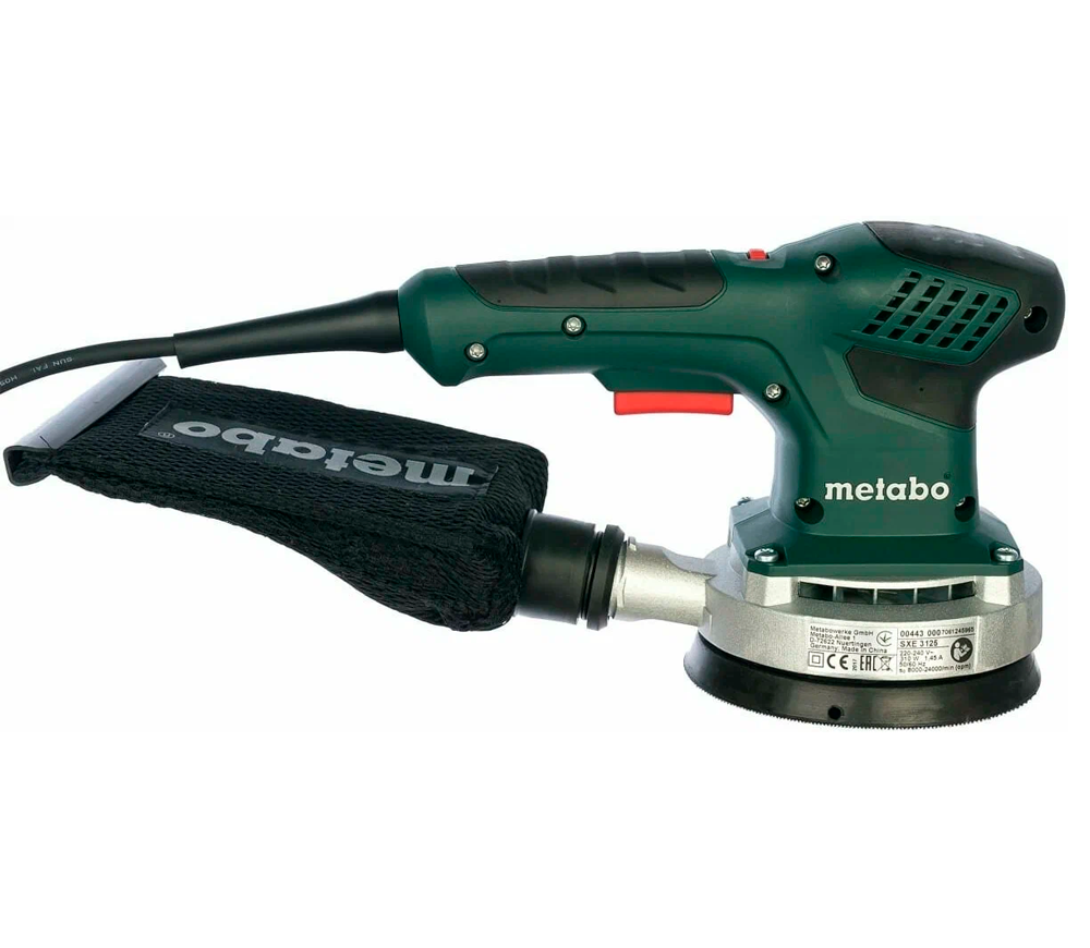 Шлифмашина эксцентриковая METABO SXE 3125 210вт 125мм photo 4