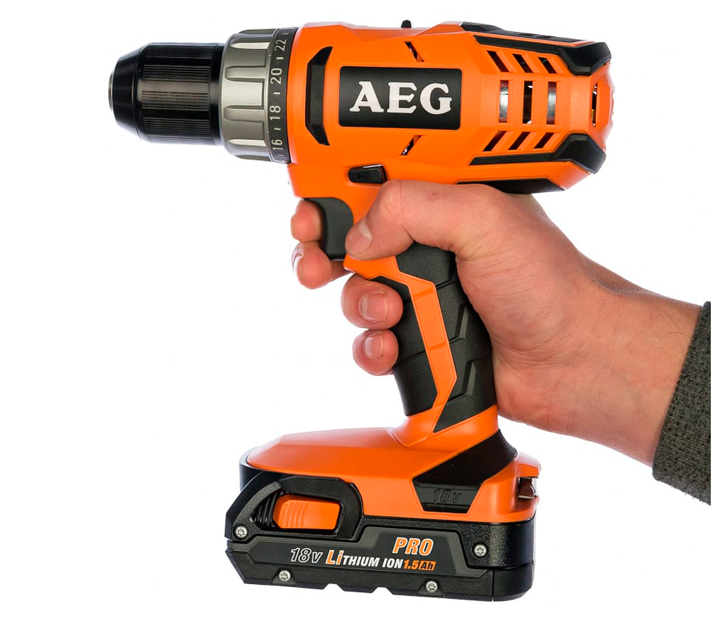 Mașină de înșurubat cu acumulator AEG BS18G2 Li-152C 18V 1.5Ah photo 6
