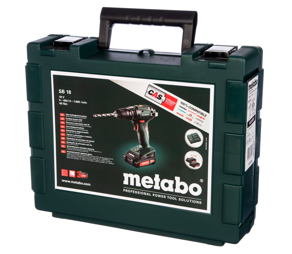 Шуруповерт аккумуляторный METABO SB 18 18В 2Ач photo 6
