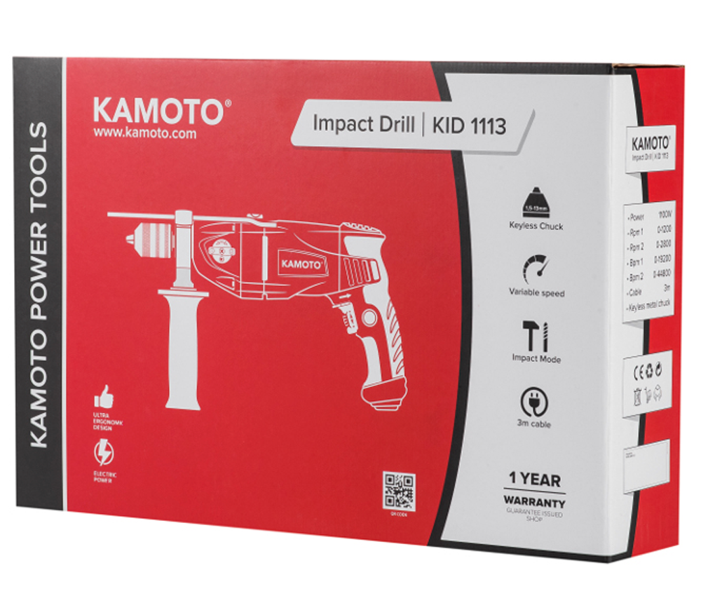 Mașină de găurit KAMOTO KID 1113 1100w photo 9