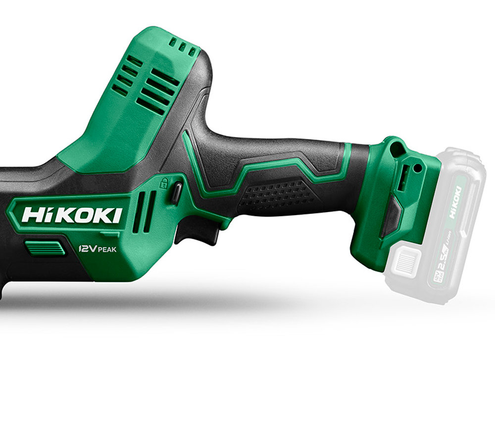 Сабельная пила аккумуляторная (без аккумуляторов) HIKOKI CR12DAW4Z 12В photo 0