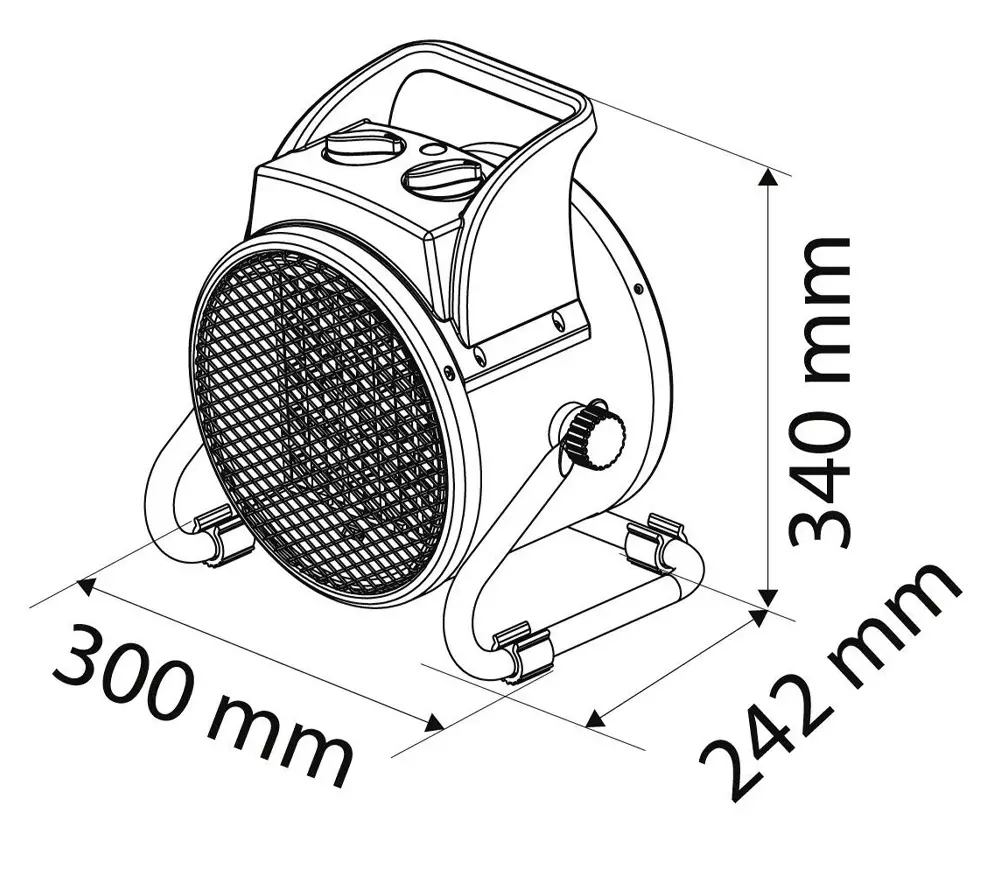 Тепловая пушка NEO TOOLS 90-064 5квт  588 000л/ч photo 5