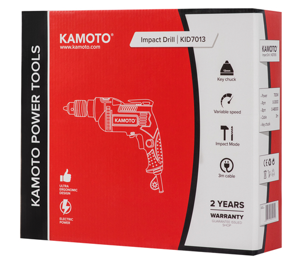 Mașină de găurit KAMOTO KID 7013 700w photo 6