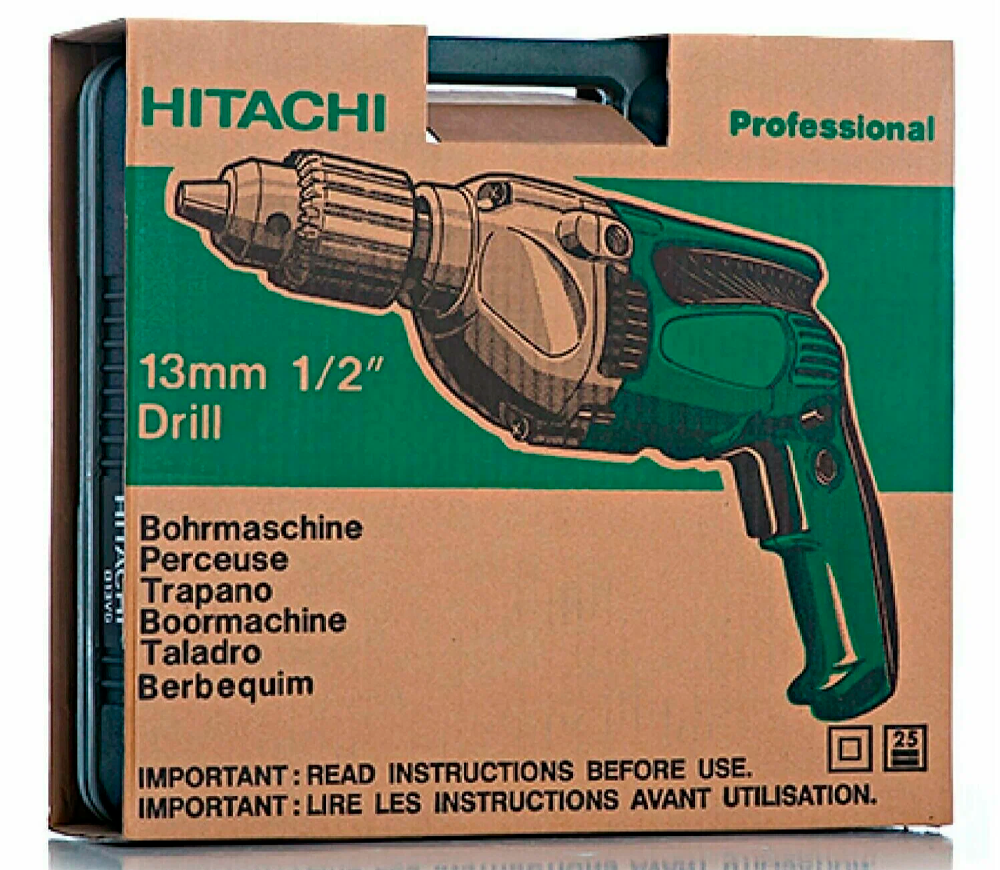 Дрель HIKOKI D13VGNSZ 710вт photo 6