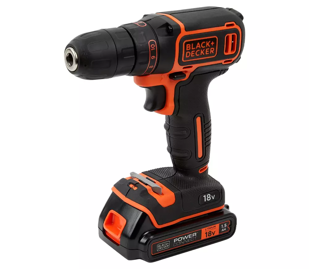 Mașină de înșurubat cu acumulator BLACK&DECKER BDCDC18KB 18V 1.5Ah photo