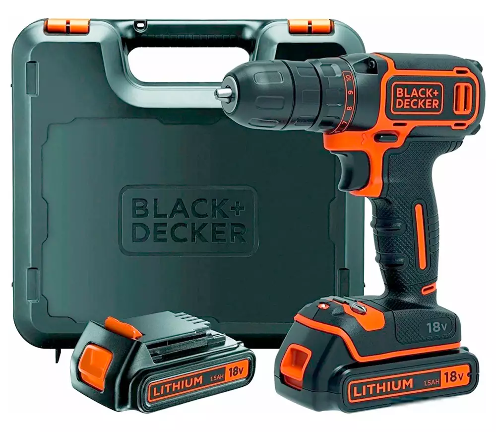 Mașină de înșurubat cu acumulator BLACK&DECKER BDCDC18KB 18V 1.5Ah photo 8