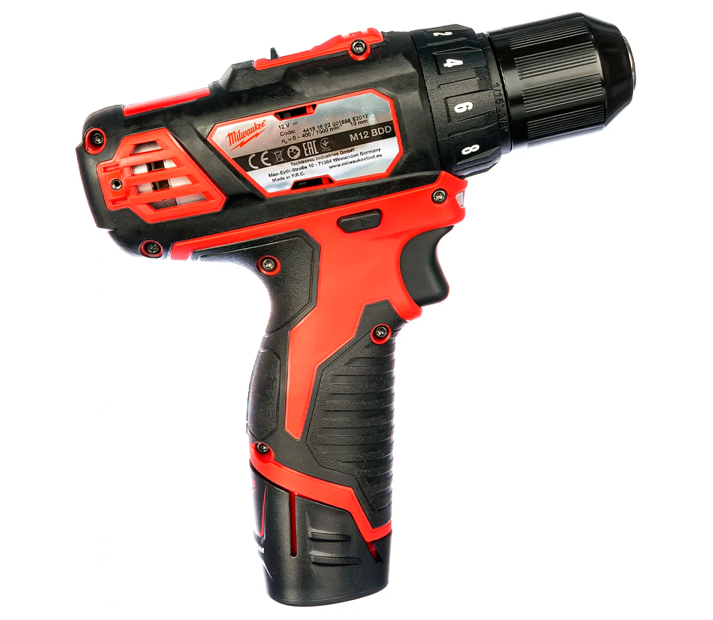 Mașină de înșurubat cu acumulator MILWAUKEE M12BDD-202C 4933441915 12V 2Ah photo 0